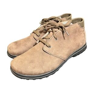 Bogs Eugene Chukka Mens Size 11 Brown Leather Boots Lace Up Casual Shoes